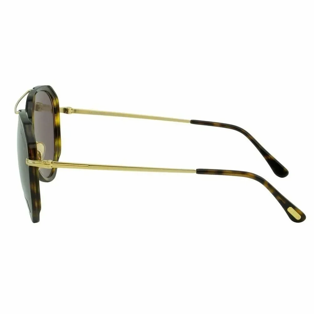 SOLD OUT Tom Ford Men Sunglasses Vittorio FT-0749-52J Gold-Tortoiseshell Aviator - Picture 4 of 10